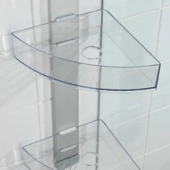 WENKO Eckablage Premium - Edelstahl - Silber -Badaccessoires Verkäufe 1000271107 210608 11140600078 DETAILS P000000001000271107