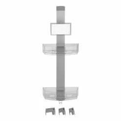 WENKO Duschcaddy Premium - Edelstahl - Silber -Badaccessoires Verkäufe 1000271112 210608 11145200131 DETAILS P000000001000271112