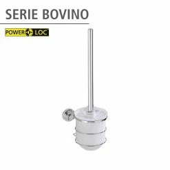 WENKO Power-Loc Wand WC-Garnitur Bovino - Edelstahl / ABS - Silber / Chrom -Badaccessoires Verkäufe 1000271113 210608 11144300120 DETAILS P000000001000271113