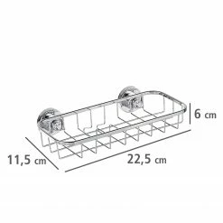 WENKO Power-Loc Universalablage Bovino - Edelstahl / ABS - Silber -Badaccessoires Verkäufe 1000271123 210608 11135100061 SKETCH DETAILS P000000001000271123 sketch