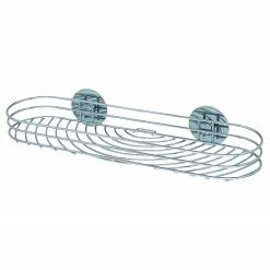 WENKO Turbo-Loc Maxiablage Butono - Stahl - Chrom