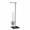WENKO Stand WC-Garnitur Lima - Edelstahl - Silber -Badaccessoires Verkäufe 1000271142 210608 11150500145 IMAGE P000000001000271142