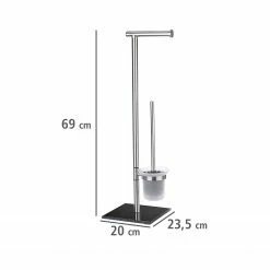 WENKO Stand WC-Garnitur Lima - Edelstahl - Silber -Badaccessoires Verkäufe 1000271142 210608 11153900182 SKETCH DETAILS P000000001000271142 sketch
