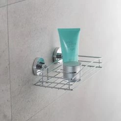 WENKO Vacuum-Loc Wandablage - Stahl - Chrom -Badaccessoires Verkäufe 1000271146 210608 11152100162 MOOD DETAILS P000000001000271146 mood