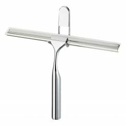 WENKO Bad- & Duschabzieher Classic Stahl - Stahl - Chrom