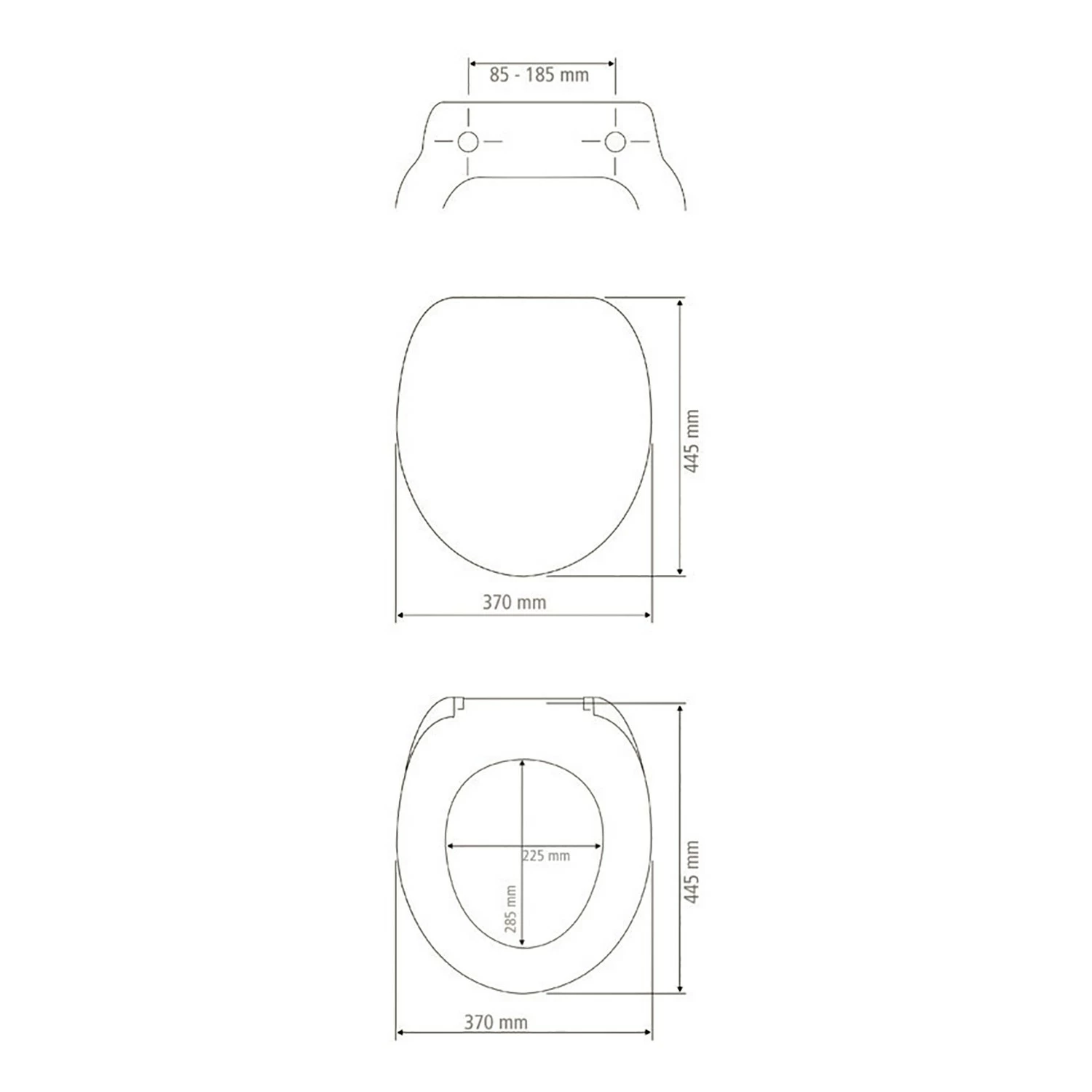 WENKO Premium WC-Sitz Stream - Edelstahl / Duroplas - Blau 8 WENKO Premium WC-Sitz Stream - Edelstahl / Duroplas - Blau – Bild 6