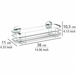 WENKO Turbo-Loc Maxiablage Aingeni - Edelstahl - Silber -Badaccessoires Verkäufe 1000271167 210608 11182800373 SKETCH DETAILS P000000001000271167 sketch