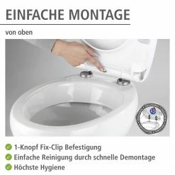 WENKO Premium WC-Sitz Tucan High Gloss - Edelstahl - Mehrfarbig -Badaccessoires Verkäufe 1000271185 210608 11201800497 DETAILS P000000001000271185