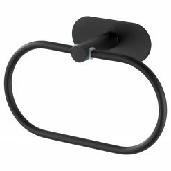 WENKO Handtuchring Orea - Edelstahl - Schwarz