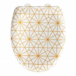 WENKO WC-Sitz Chara - Edelstahl / Duroplas - Mehrfarbig