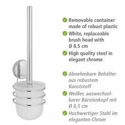 WENKO WC-Garnitur Osimo Plus - Edelstahl / Polyethylen - Chrom 11 WENKO WC-Garnitur Osimo Plus - Edelstahl / Polyethylen - Chrom -Badaccessoires Verkäufe 1000271222 210608 11225100673 DETAILS P000000001000271222