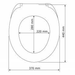 WENKO WC-Sitz Speedy - MDF (Mitteldichte Holzfaserplatte) - Mehrfarbig -Badaccessoires Verkäufe 1000271225 210608 11230800691 SKETCH DETAILS P000000001000271225 sketch