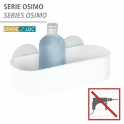 WENKO Wandablage Osimo (2er-Set) - Kunststoff (PET) / Polypropylen - Weiß -Badaccessoires Verkäufe 1000271241 210608 11250600812 DETAILS P000000001000271241
