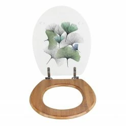 WENKO WC-Sitz Ginkgo - MDF (Mitteldichte Holzfaserplatte) - Mehrfarbig -Badaccessoires Verkäufe 1000271255 210608 11275500966 DETAILS P000000001000271255