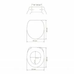 WENKO WC-Sitz Cuero - MDF (Mitteldichte Holzfaserplatte) - Beige -Badaccessoires Verkäufe 1000271265 210608 11304601117 SKETCH DETAILS P000000001000271265 sketch