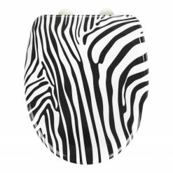 WENKO WC-Sitz Wild - Edelstahl / Duroplas - Mehrfarbig