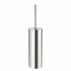 WENKO Freistehende WC-Garnitur Orea - Edelstahl - Silber