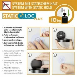 WENKO Handtuchstange Pavia - Stahl / ABS - Schwarz -Badaccessoires Verkäufe 1000271278 210608 11414700032 DETAILS P000000001000271278