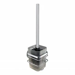 WENKO WC-Garnitur Turbo Fix - Edelstahl / ABS - Silber