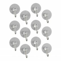 WENKO Nickelhaken Osimo - Stahl / Polyethylen - Chrom