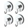 WENKO Vacuum-Loc Haken I (4er-Set) - Edelstahl / ABS - Chrom -Badaccessoires Verkäufe 1000271316 210608 11303801108 IMAGE P000000001000271316