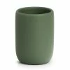 Zeller Zahnputzbecher Modern - Polyresin - Salbeigrün - 7,2 x10 cm -Badaccessoires Verkäufe 1000273718 210615 06564100083 IMAGE P000000001000273718