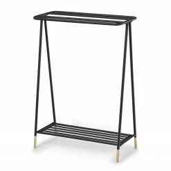 Zeller Handtuchständer Isola - Schwarz