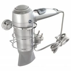 WENKO Power-Loc Haartrocknerhalter Bovino - Edelstahl - Silber -Badaccessoires Verkäufe 1000273976 210618 14061000041 DETAILS P000000001000273976