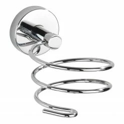 WENKO Vacuum-Loc Haartrocknerhalter Capri - Zinkdruckguss - Chrom