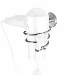 WENKO Haartrocknerhalter Bosio - Edelstahl - Matt
