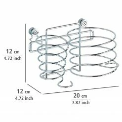 WENKO Haartrocknerhalter Classic - Stahl - Chrom -Badaccessoires Verkäufe 1000274072 210618 14062700232 SKETCH DETAILS P000000001000274072 sketch