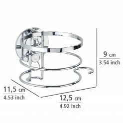 WENKO Turbo-Loc Haartrocknerhalter Brenta - Edelstahl - Silber -Badaccessoires Verkäufe 1000274092 210618 14063000263 SKETCH DETAILS P000000001000274092 sketch