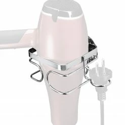 WENKO Haartrocknerhalter TurboFIX - Edelstahl - Silber