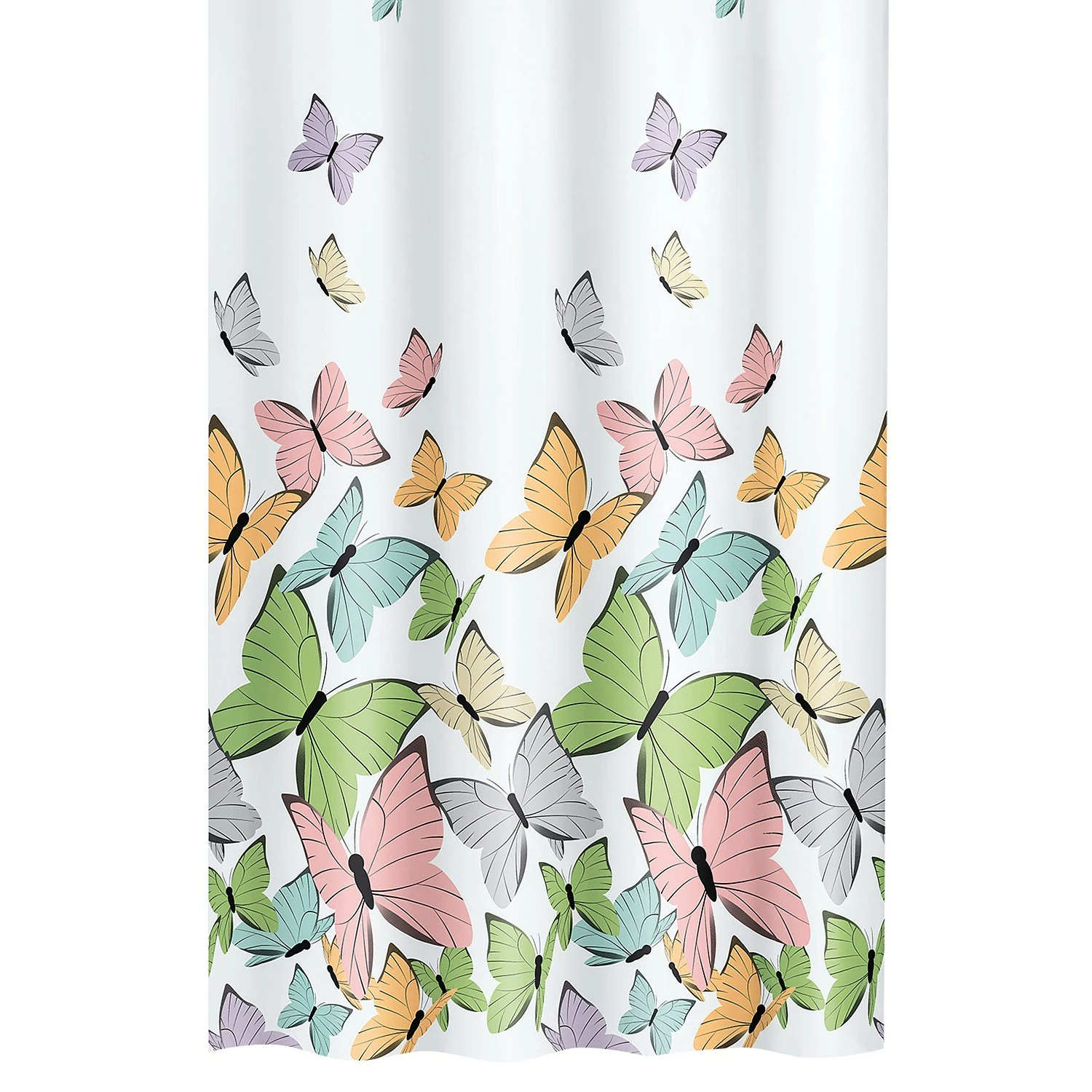 Kleine Wolke Duschvorhang Butterflies - Polyester - Mehrfarbig - 240 x 180 cm 3 Kleine Wolke Duschvorhang Butterflies - Polyester - Mehrfarbig - 240 x 180 cm