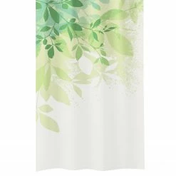Kleine Wolke Duschvorhang Floresta - Polyester - Grün - 120 x 200 cm