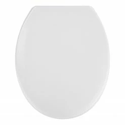 WENKO WC-Sitz Vigone - Edelstahl - Weiß