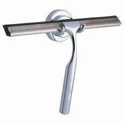 WENKO Badezimmerwischer Terni - Stahl - Chrom