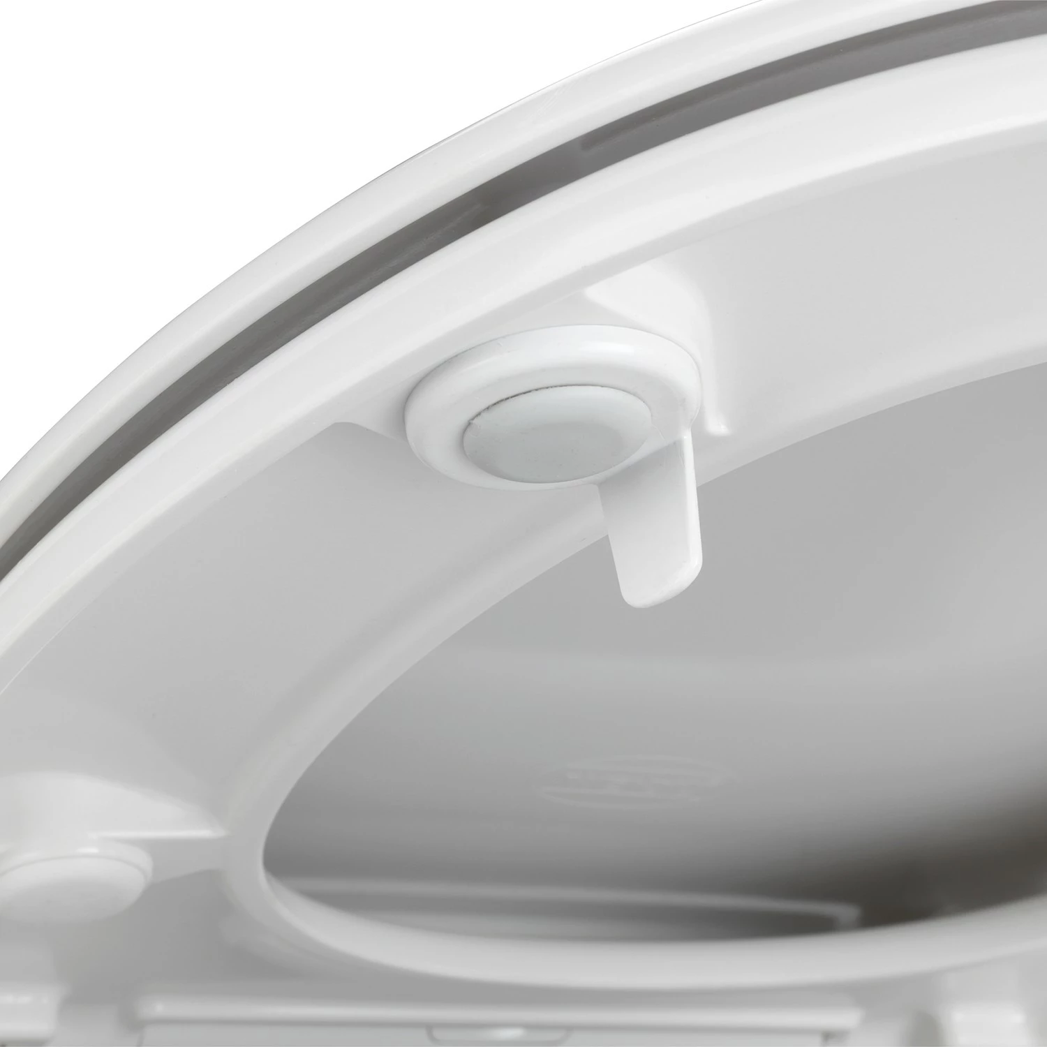 WENKO WC-Sitz Rieti - Edelstahl - Weiß 10 WENKO WC-Sitz Rieti - Edelstahl - Weiß – Bild 8