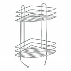 WENKO Eckregal Exklusiv I - Stahl - Chrom