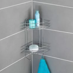 WENKO Eckregal Exklusiv I - Stahl - Chrom -Badaccessoires Verkäufe 1000287142 210827 13301700137 DETAILS P000000001000287142