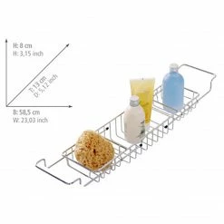 WENKO Teleskop-Badewannenbrücke Cupar - Edelstahl - Silber -Badaccessoires Verkäufe 1000287145 210827 13301800878 ICON DETAILS P000000001000287145 icon seal