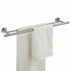 WENKO Badetuchstange Duo Bosio - Edelstahl - Matt -Badaccessoires Verkäufe 1000287151 210827 13302100199 DETAILS P000000001000287151