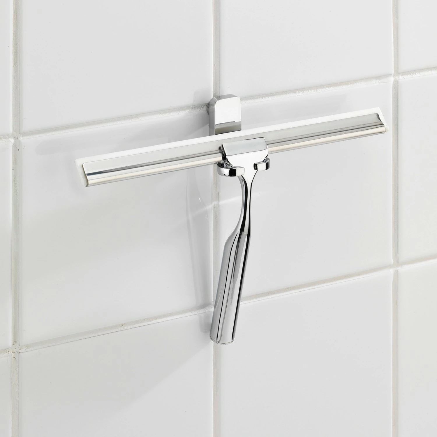 WENKO Duschabzieher Premium - Edelstahl - Silber 4 WENKO Duschabzieher Premium - Edelstahl - Silber – Bild 2