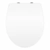 WENKO Premium WC-Sitz Hochglanz Acryl White - Edelstahl - Weiß -Badaccessoires Verkäufe 1000287186 210827 13303500408 IMAGE P000000001000287186