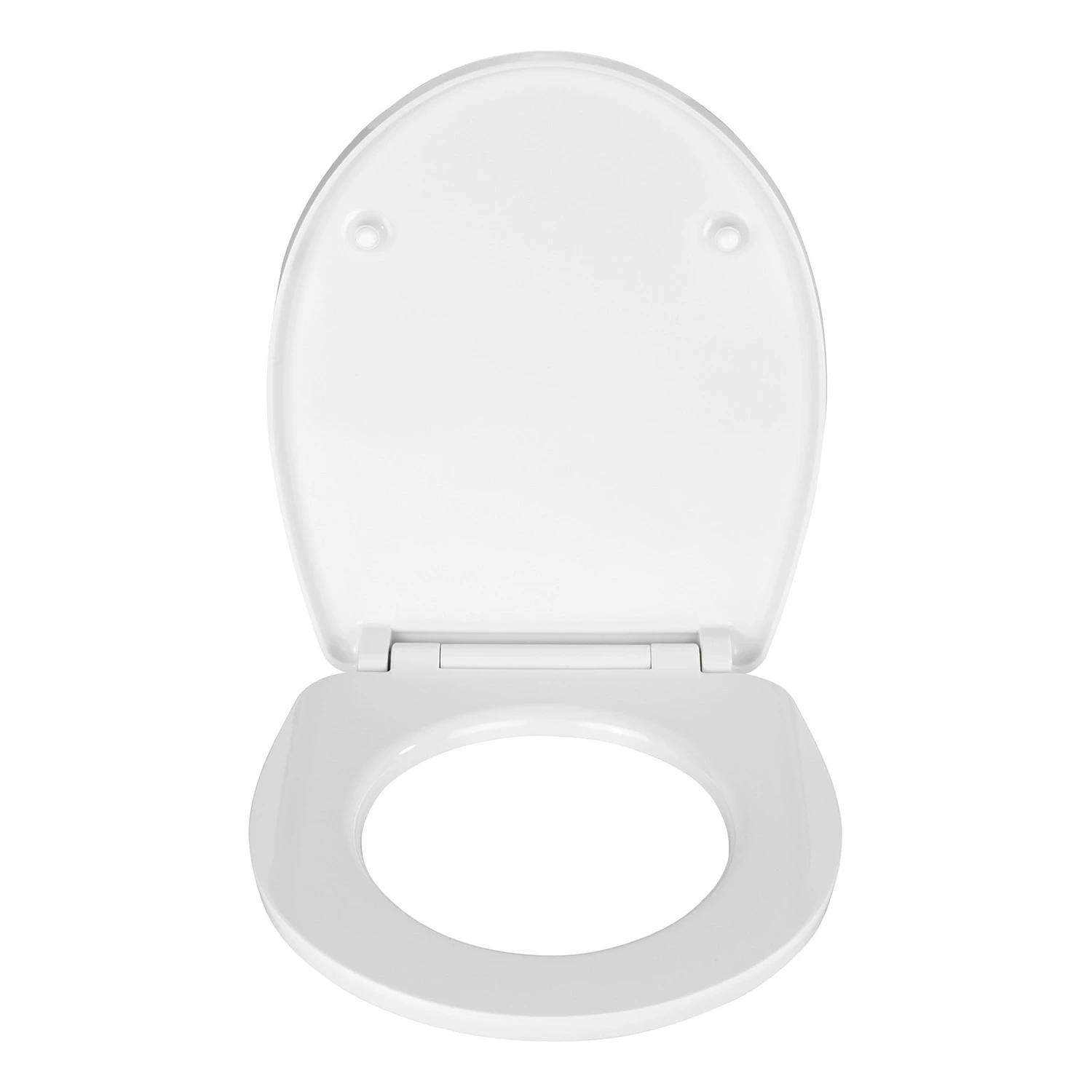 WENKO Premium WC-Sitz Hochglanz Acryl White - Edelstahl - Weiß 5 WENKO Premium WC-Sitz Hochglanz Acryl White - Edelstahl - Weiß – Bild 3