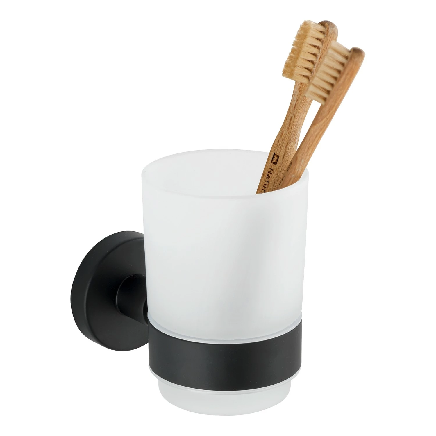 WENKO Zahnputzbecher inkl. Halter Uno Bosio - Edelstahl - Silber 6 WENKO Zahnputzbecher inkl. Halter Uno Bosio - Edelstahl - Silber – Bild 4
