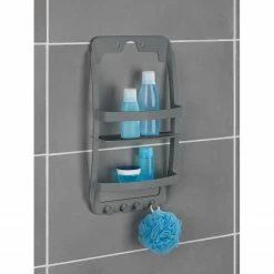 WENKO Badregal Universal - Polypropylen - Anthrazit 14 WENKO Badregal Universal - Polypropylen - Anthrazit -Badaccessoires Verkäufe 1000287209 210827 13304400542 DETAILS P000000001000287209