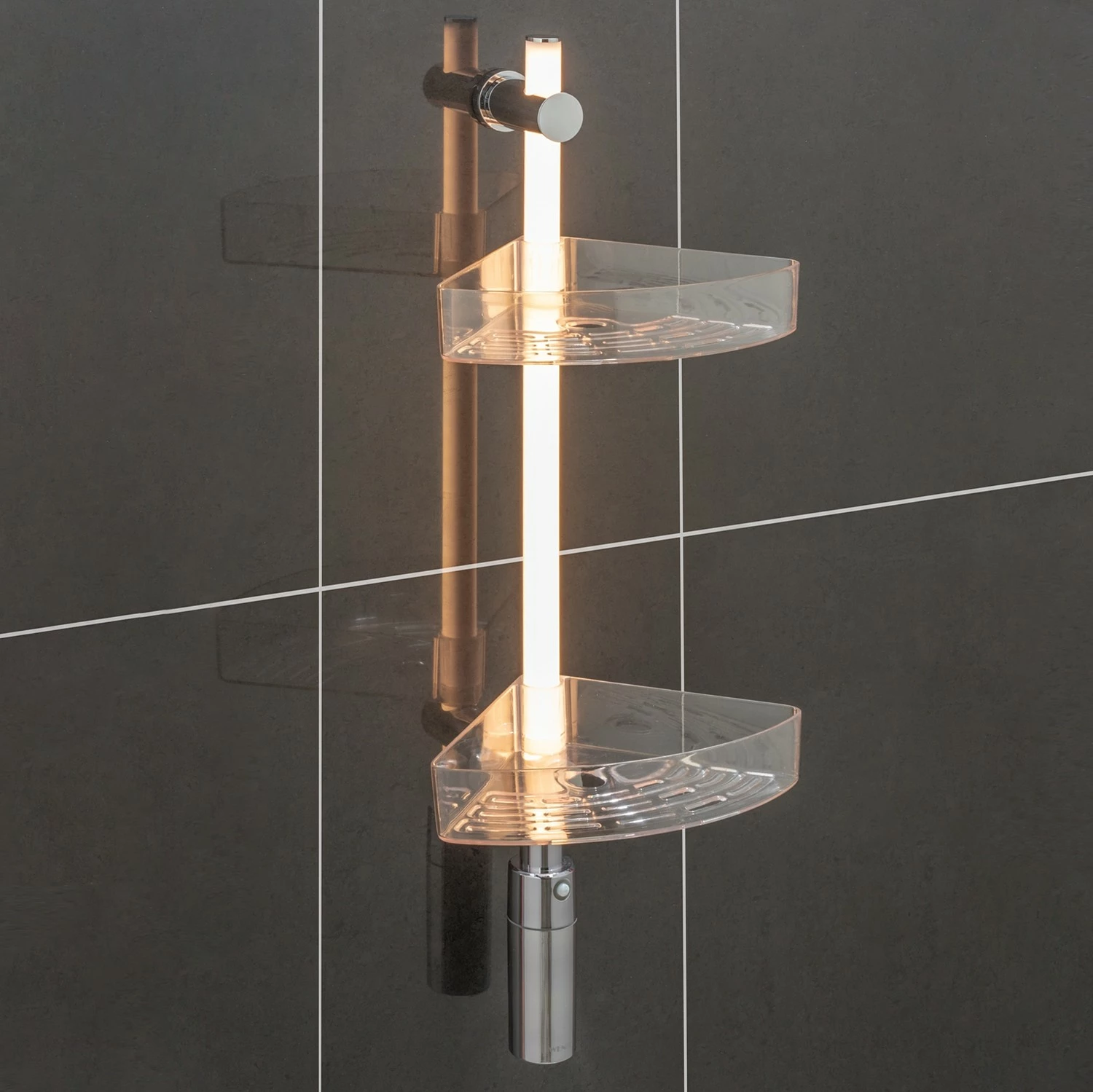 WENKO LED-Duscheckregal Antik - Polycarbonat - Transparent 10 WENKO LED-Duscheckregal Antik - Polycarbonat - Transparent – Bild 8