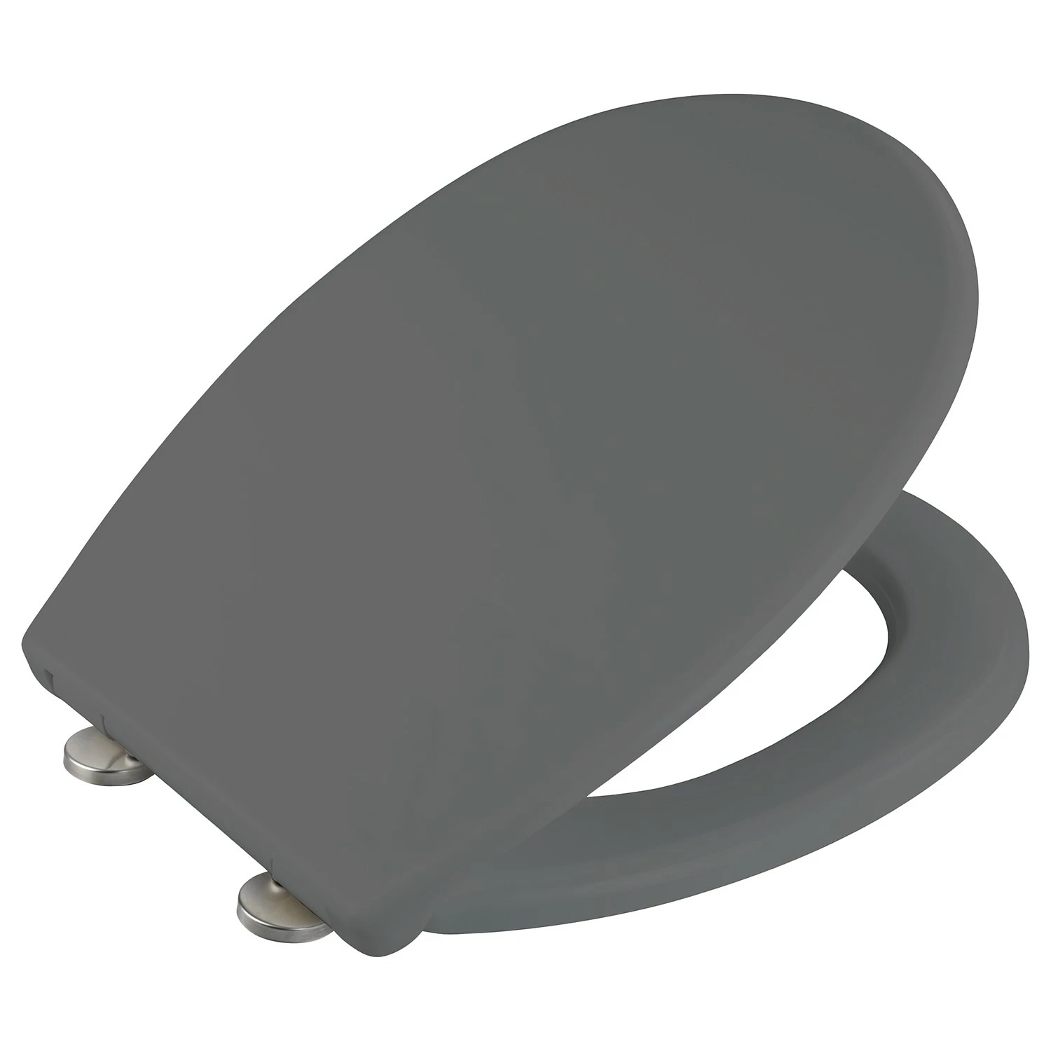 WENKO WC-Sitz Vorno Neo - Edelstahl - Grau 7 WENKO WC-Sitz Vorno Neo - Edelstahl - Grau – Bild 5