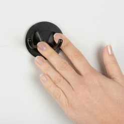 WENKO Turbo-Loc Duschabzieher Bambusa - Edelstahl - Schwarz / Natur -Badaccessoires Verkäufe 1000287231 210827 13305300668 DETAILS P000000001000287231